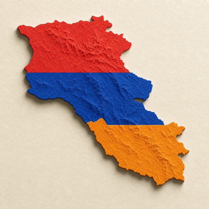 Armenia country outline
