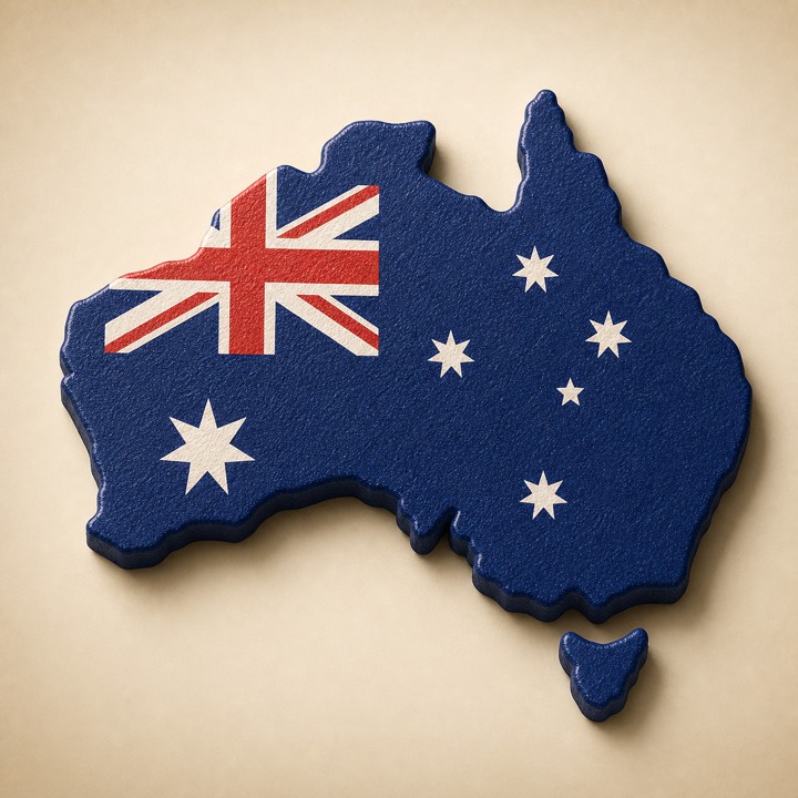 Australia country outline