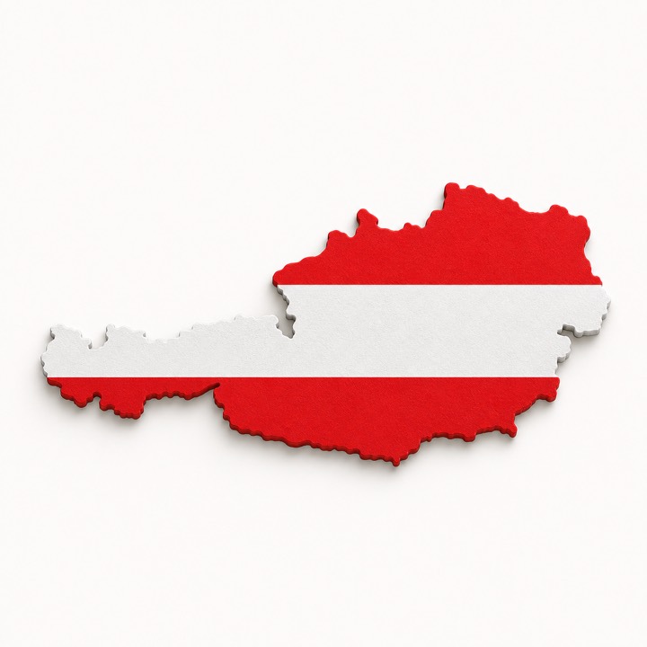 Austria country outline