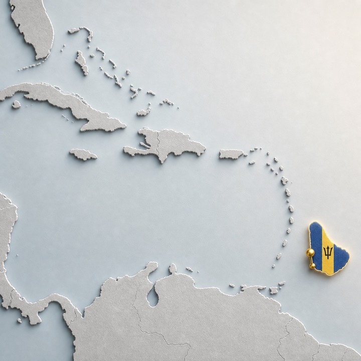 Barbados location map