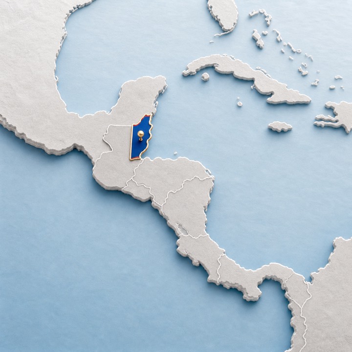 Belize location map