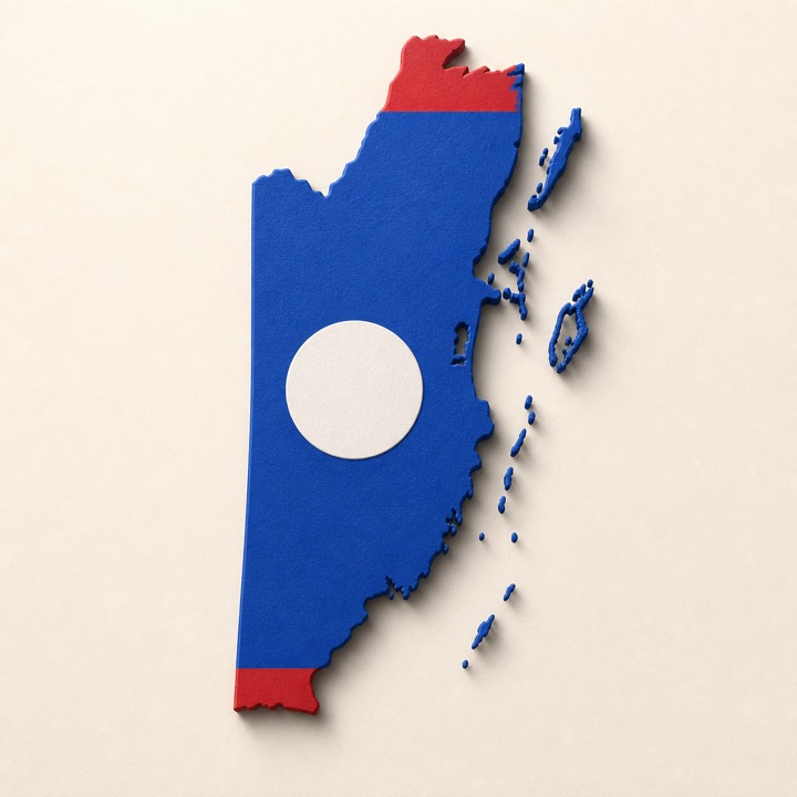 Belize country outline