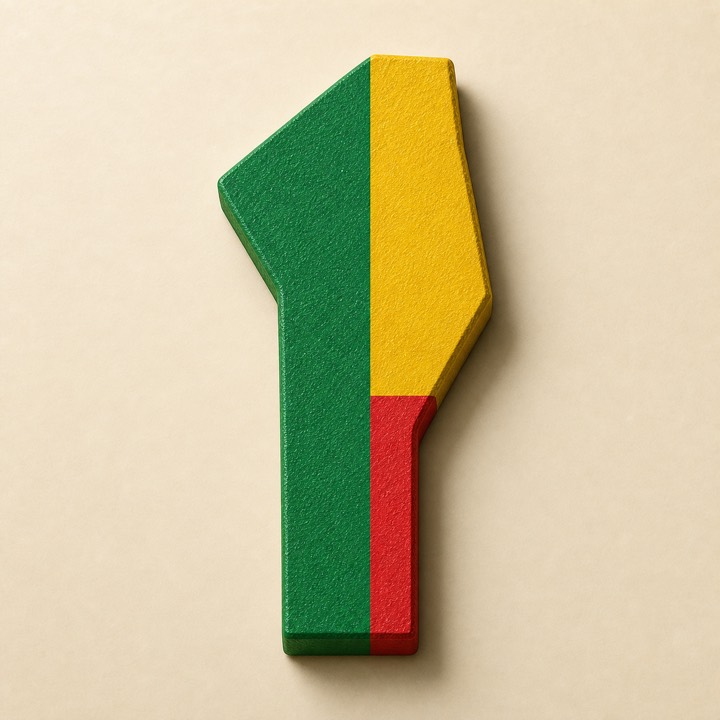 Benin country outline
