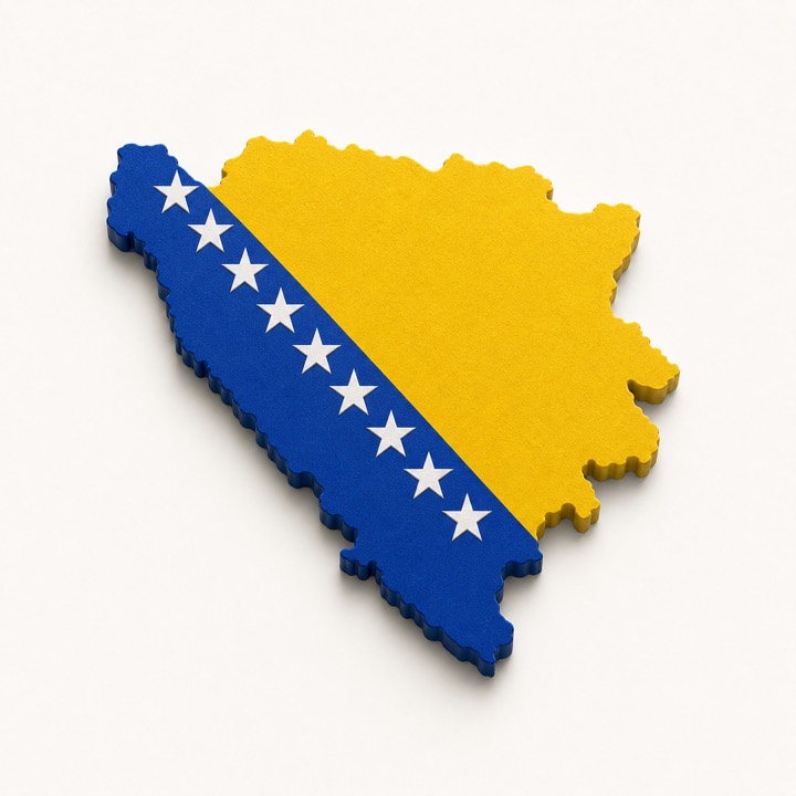 Bosnia and Herzegovina country outline