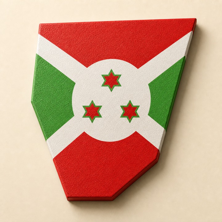 Burundi country outline
