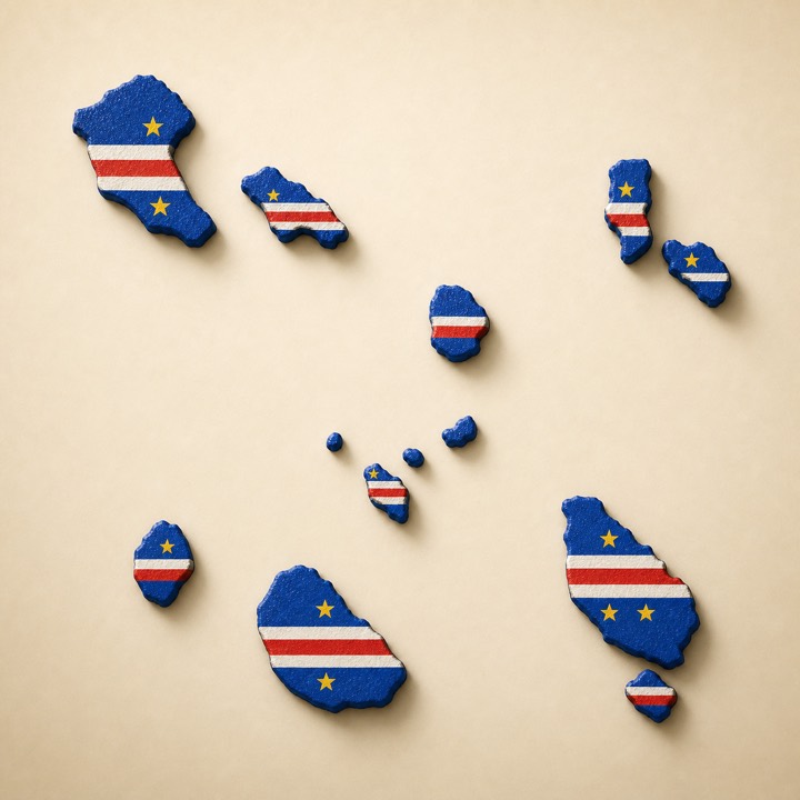 Cabo Verde country outline