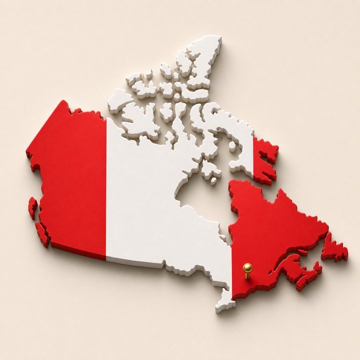 Canada country outline