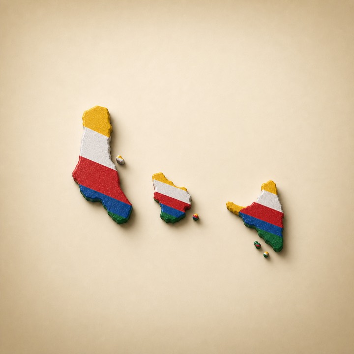Comoros country outline