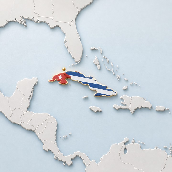 Cuba location map