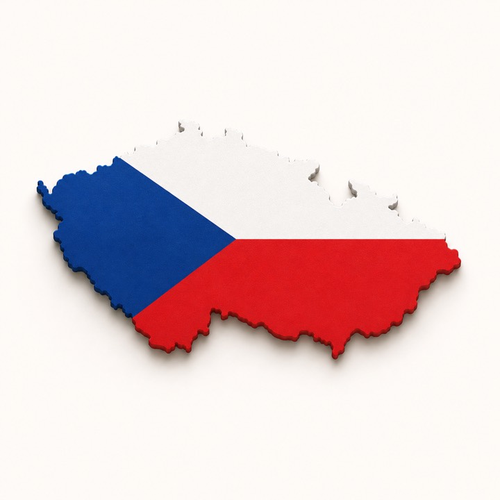 Czechia country outline