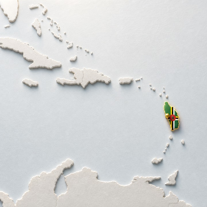 Dominica location map
