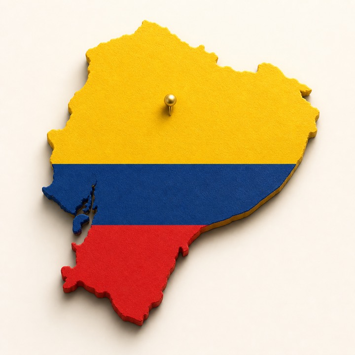 Ecuador country outline