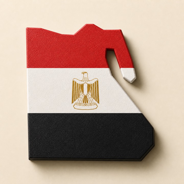 Egypt country outline