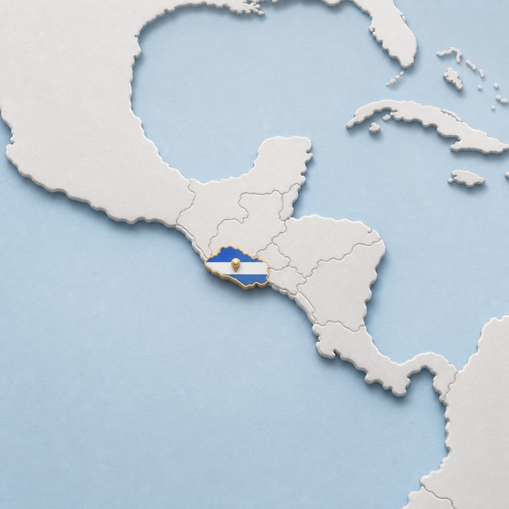 El Salvador location map