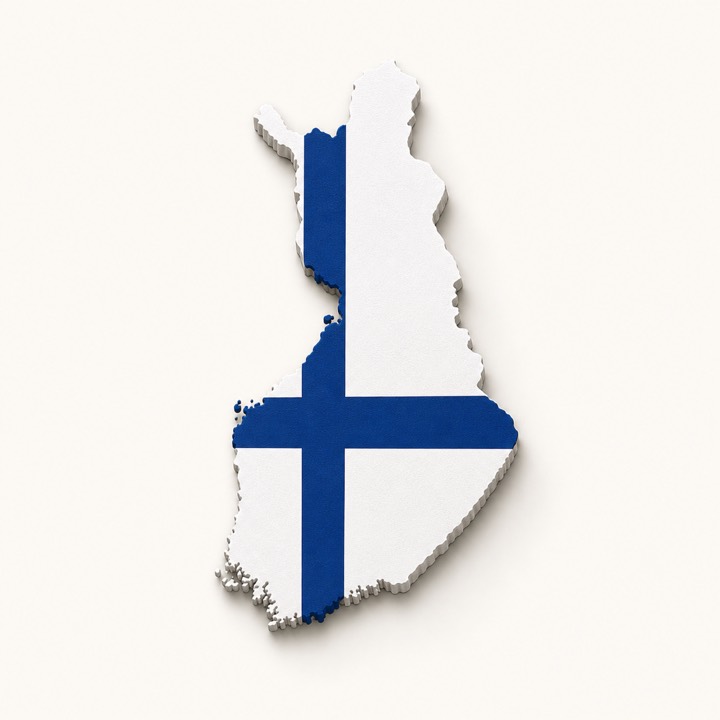 Finland country outline