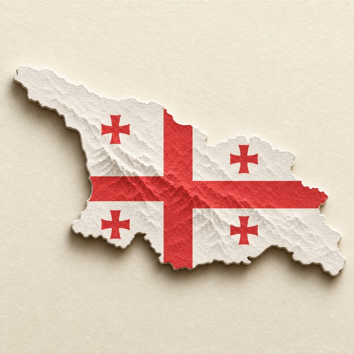 Georgia country outline