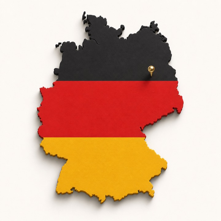 Germany country outline