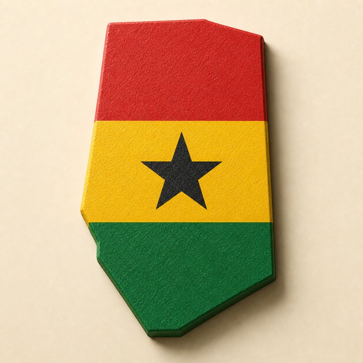Ghana country outline