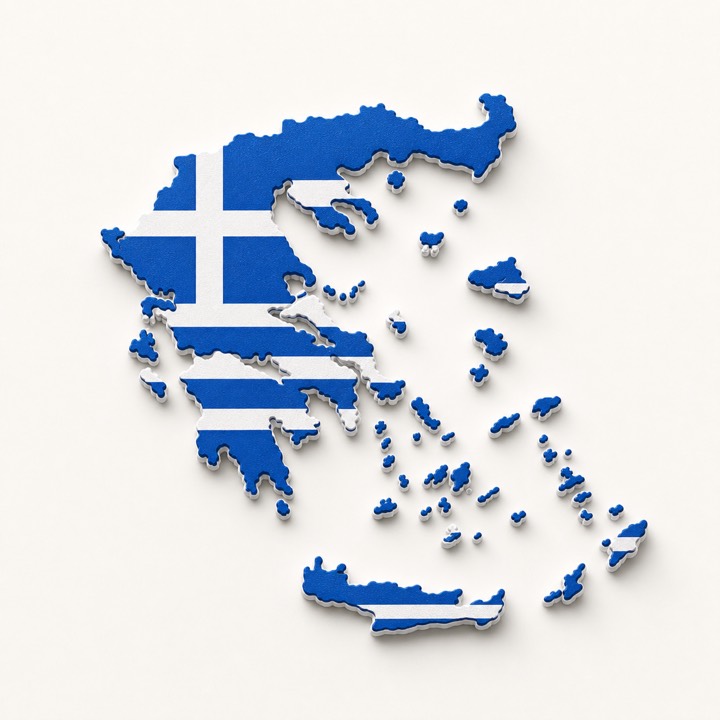 Greece country outline