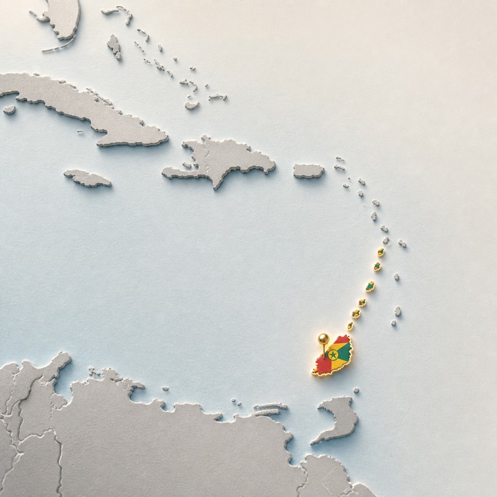 Grenada location map