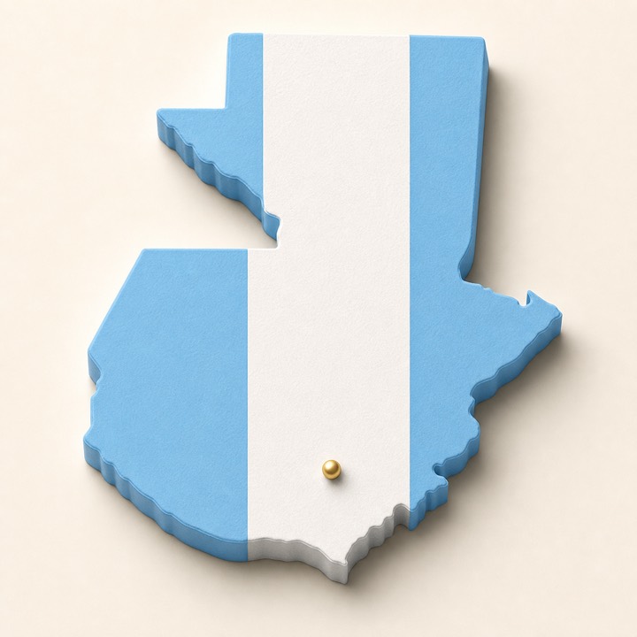 Guatemala country outline