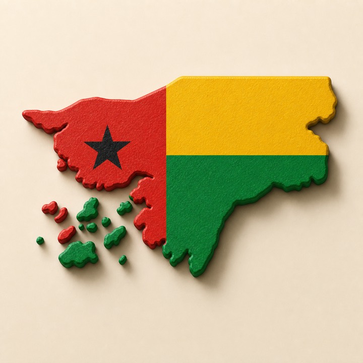 Guinea-Bissau country outline
