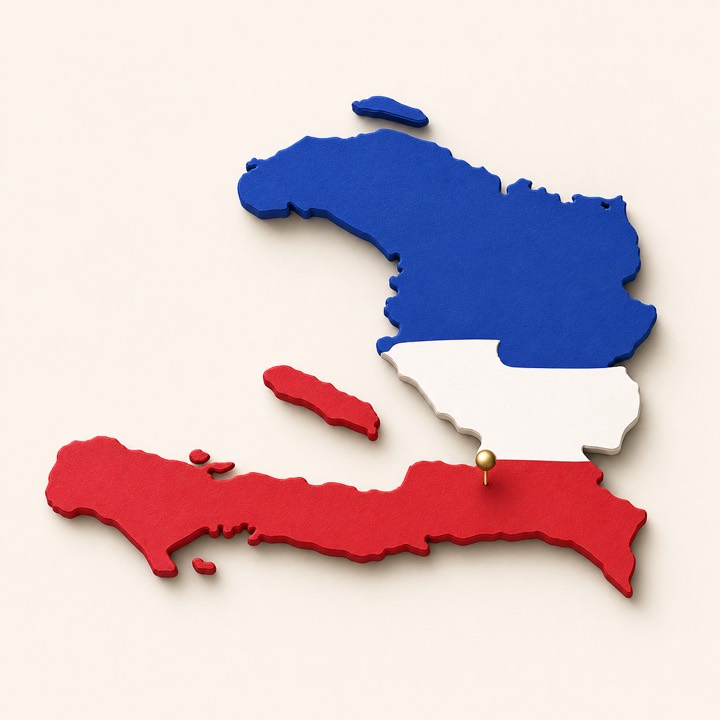 Haiti country outline
