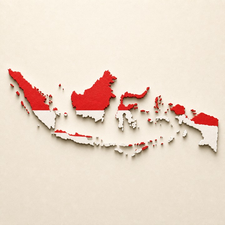 Indonesia country outline