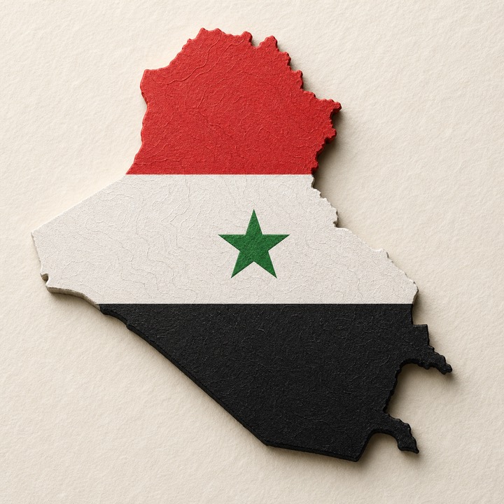 Iraq country outline