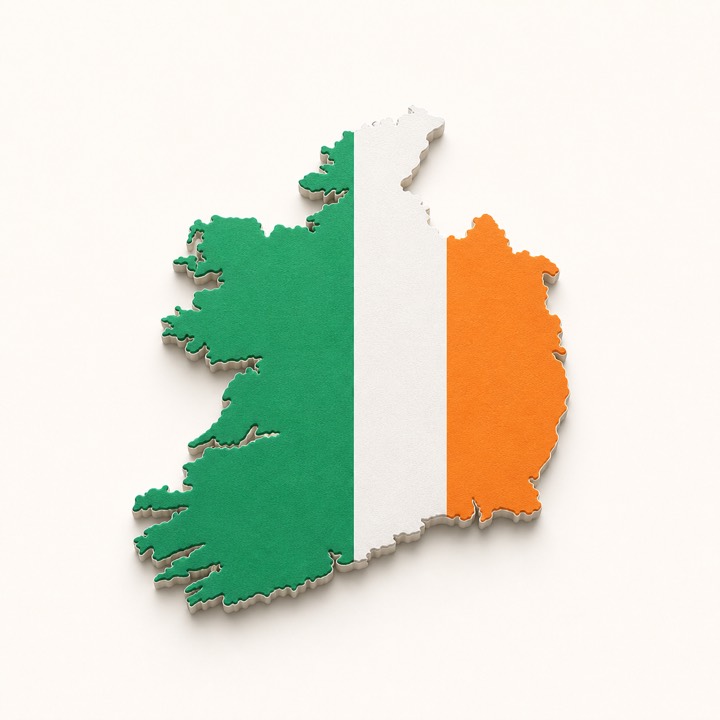 Ireland country outline
