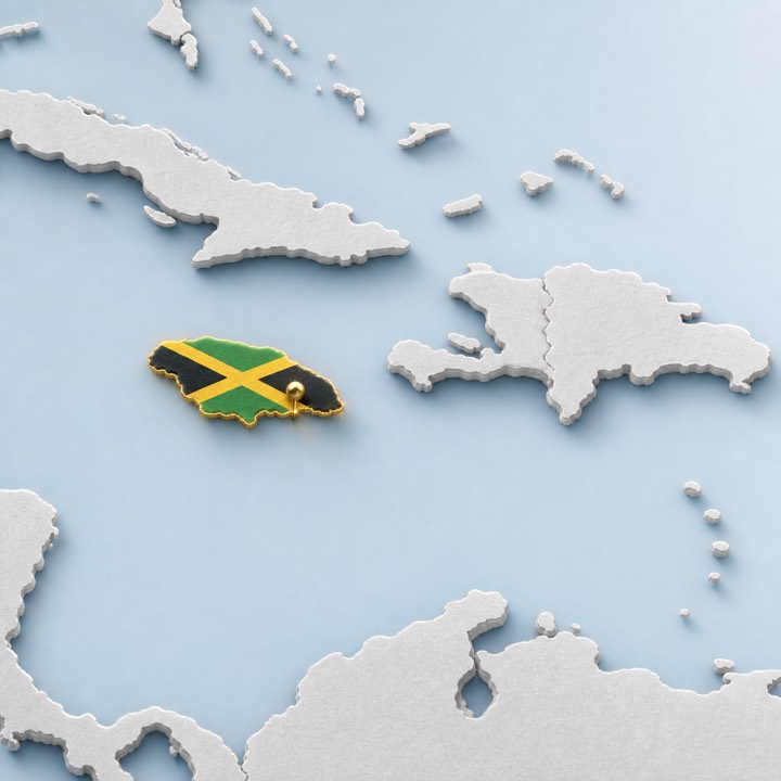 Jamaica location map
