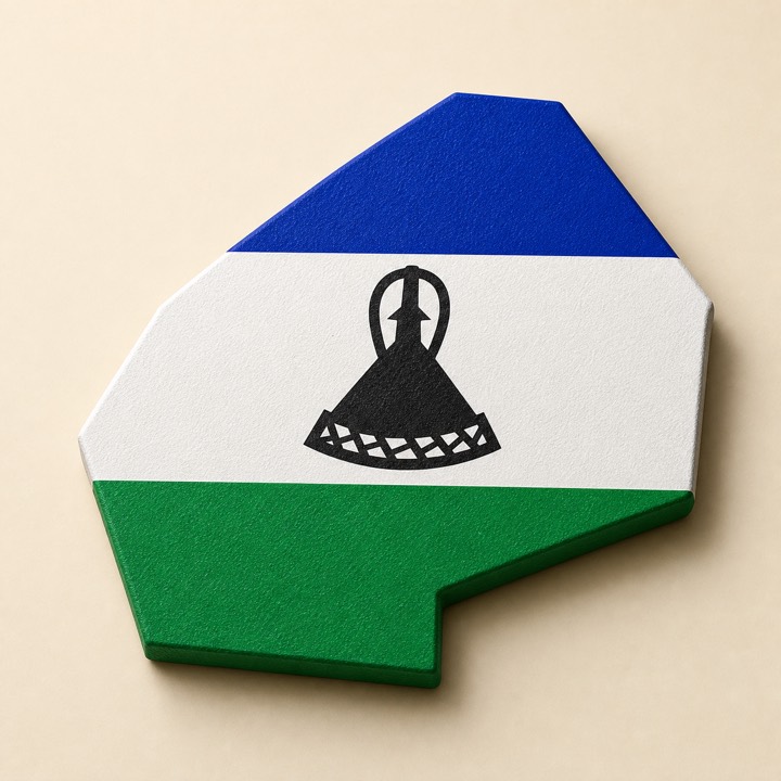 Lesotho country outline