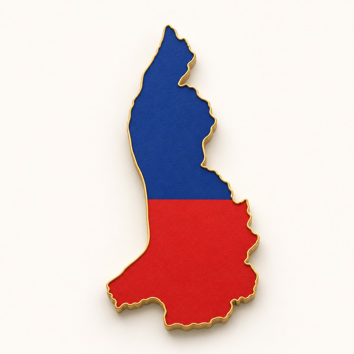 Liechtenstein country outline