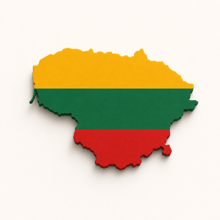 Lithuania country outline