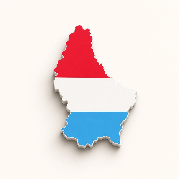 Luxembourg country outline