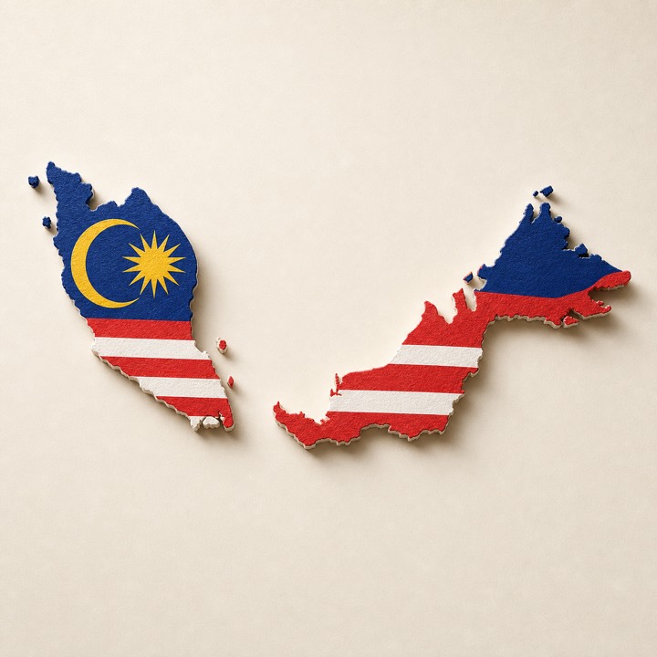 Malaysia country outline