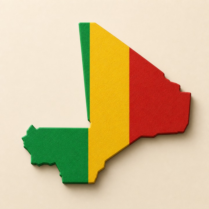 Mali country outline