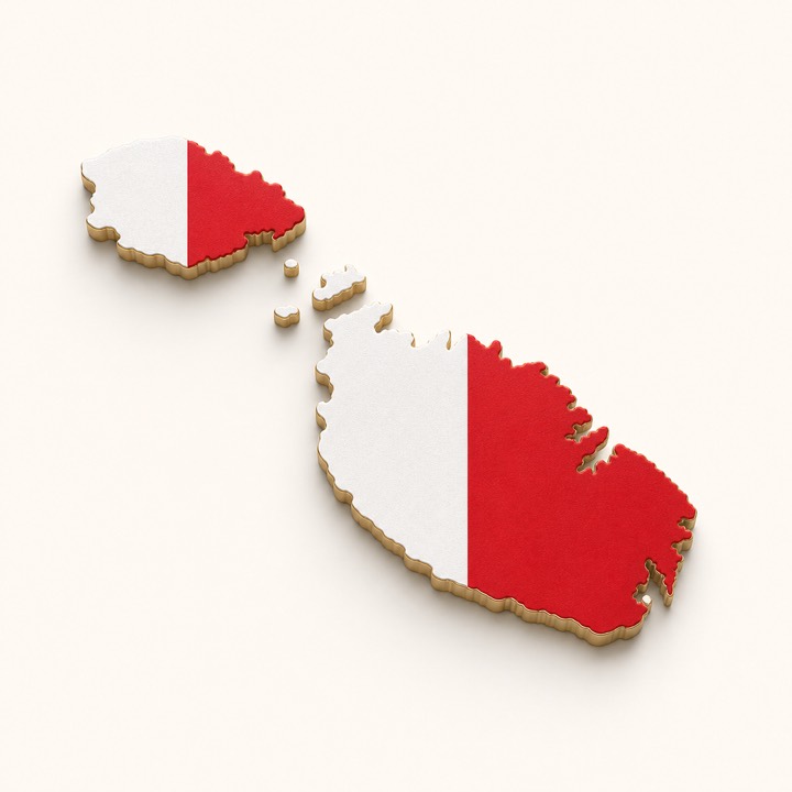 Malta country outline