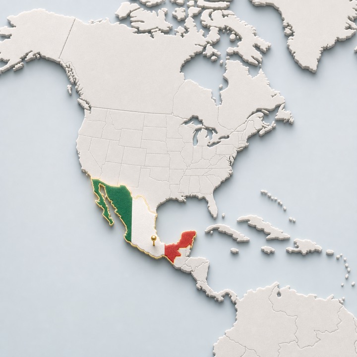 Mexico location map