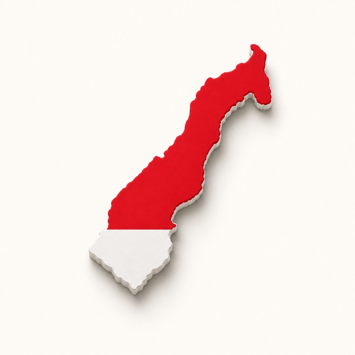 Monaco country outline