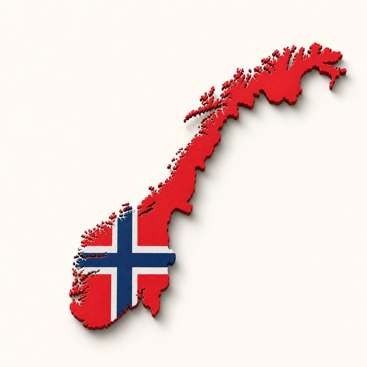 Norway country outline