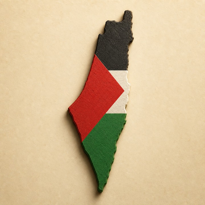 Palestine country outline