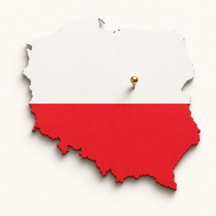 Poland country outline