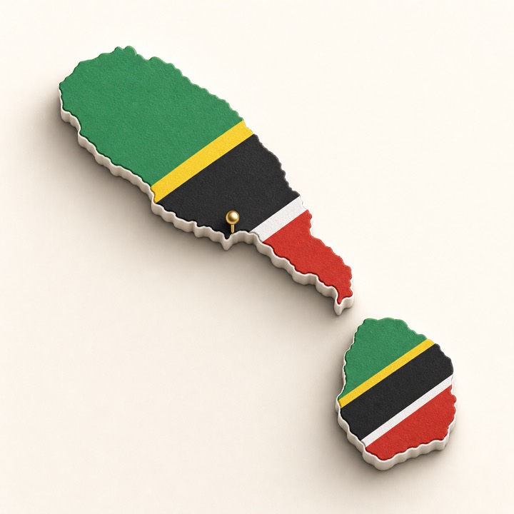 Saint Kitts and Nevis country outline