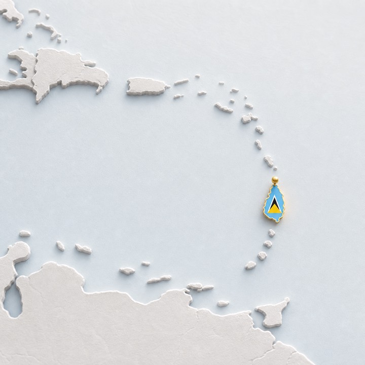 Saint Lucia location map