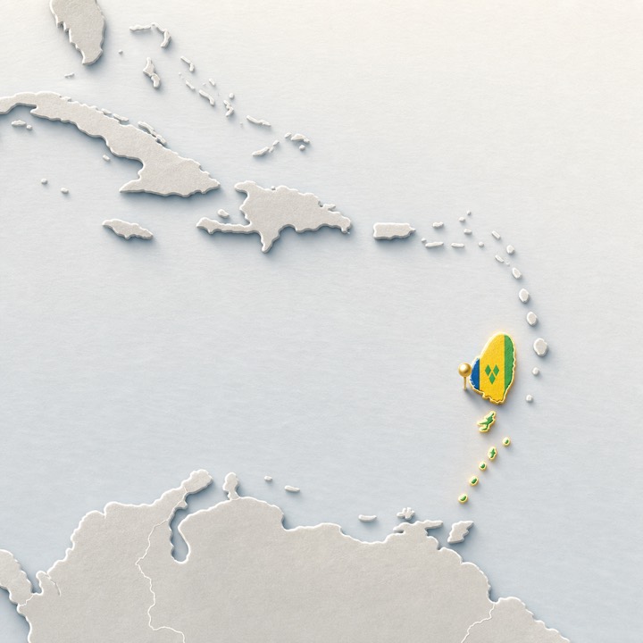 Saint Vincent and the Grenadines location map