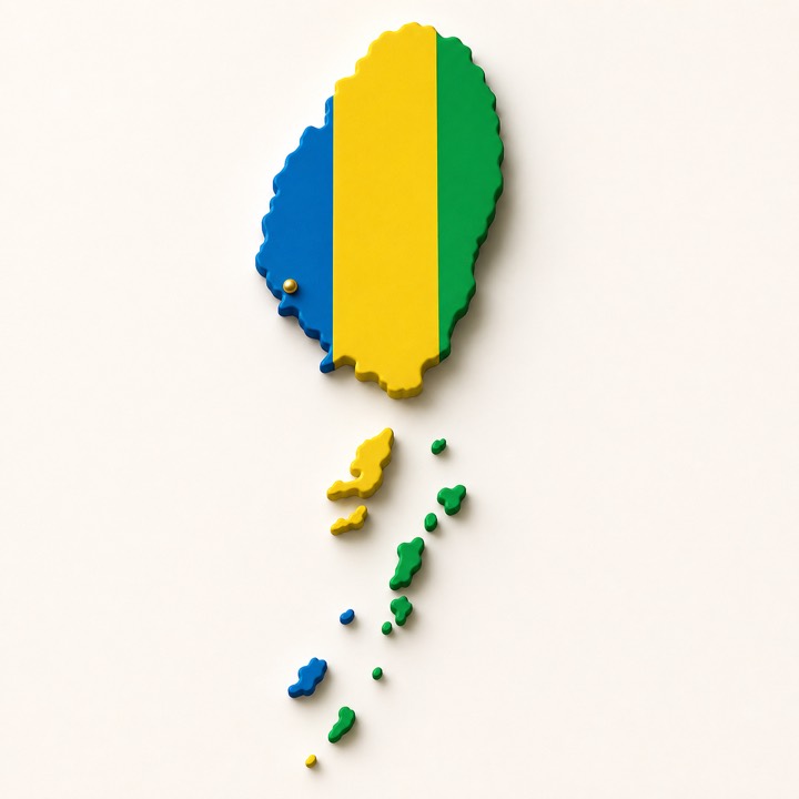 Saint Vincent and the Grenadines country outline
