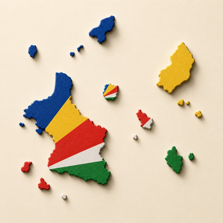 Seychelles country outline