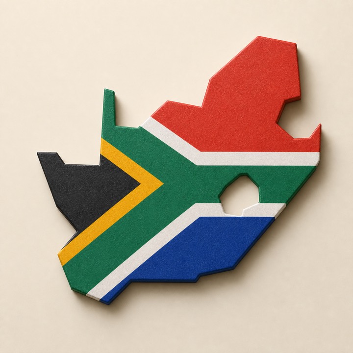 South Africa country outline