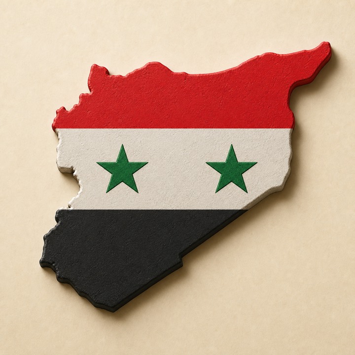 Syria country outline